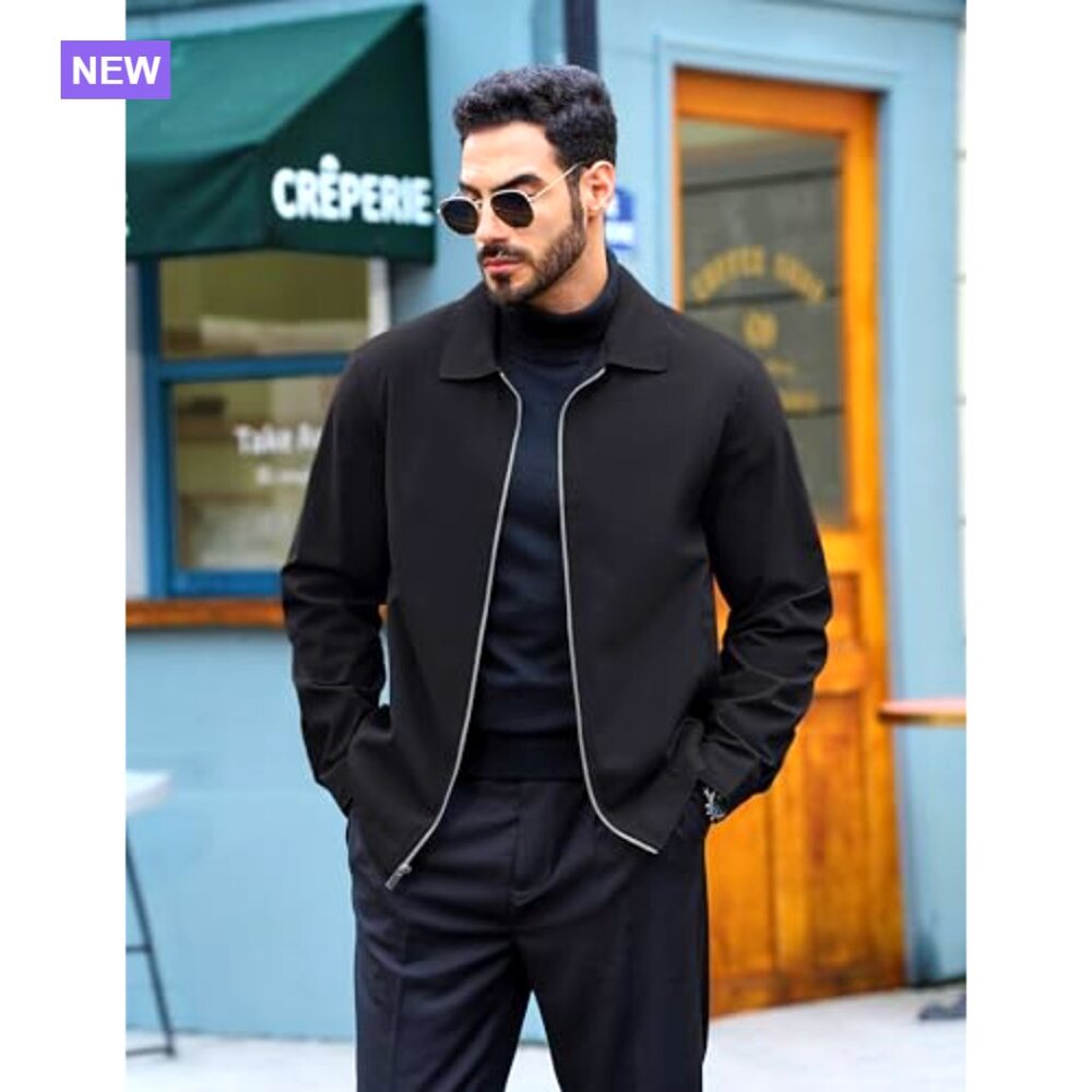 Polyester Lightweight Windbreaker Full Zip Jacket… - image 5